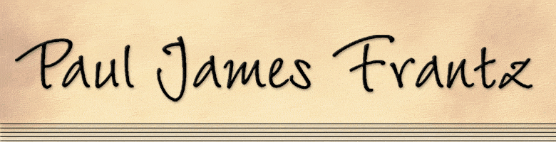 Paul James Frantz page header